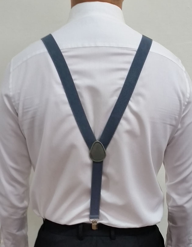 Suspenders in Grey